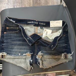 American Eagle Outfitters Dark Blue Jean Shorts